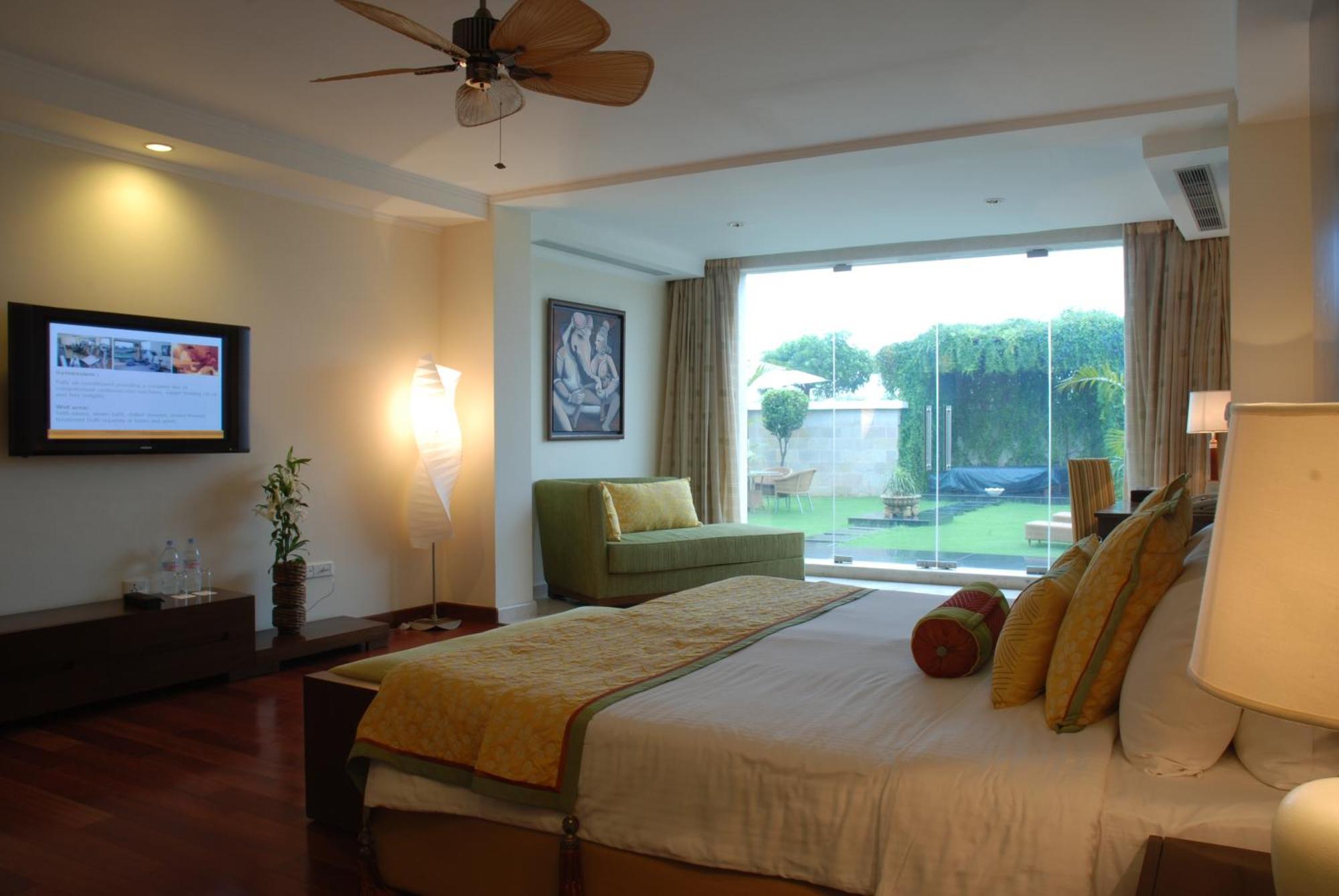 Lalit Garden view King Bed Complimentary Welcome Drink on arrival on session of couple's Spa on session of couple's Spa on Food & Beverage services on Laundry service upto 20 clothing item