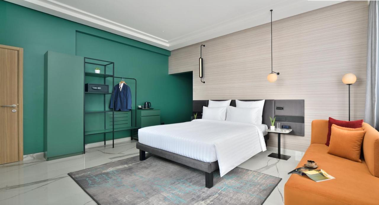 Junior Suite One Double Bed Cazri View on Food & Beverage 