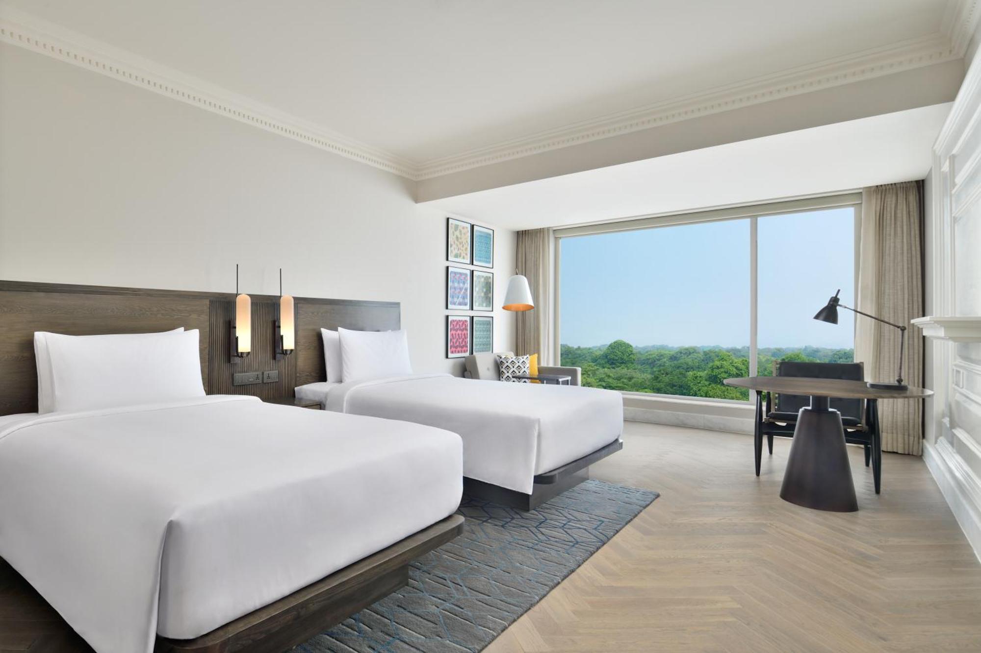 Premium Twin Larger Guest room 2 Double X Complimentary Golden Temple transfers