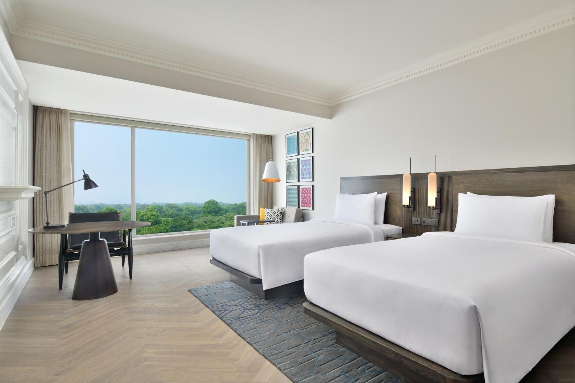Premium Twin Larger Guest room 2 Double X Complimentary Golden Temple transfers