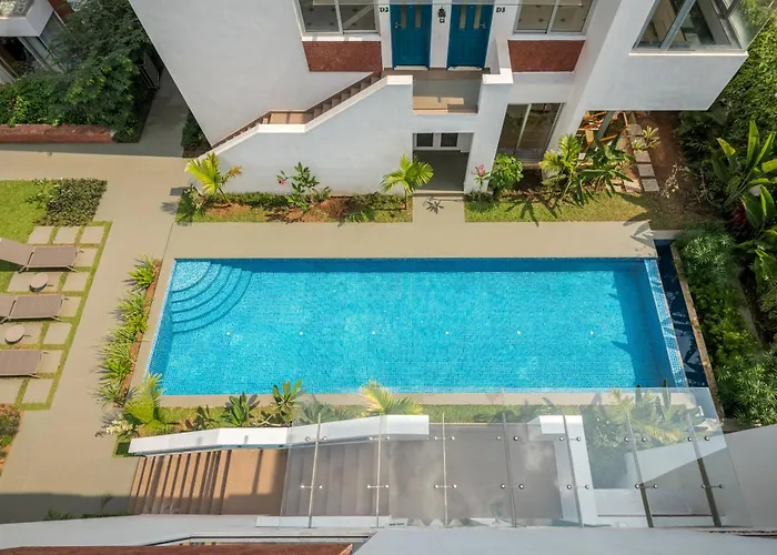 El Tesoro By The Blue Kite - 2Bhk Elegant Serviced Apartments In Siolim With Pool, Kitchen, Wi-Fi & 10 Mins Drive To Assagao