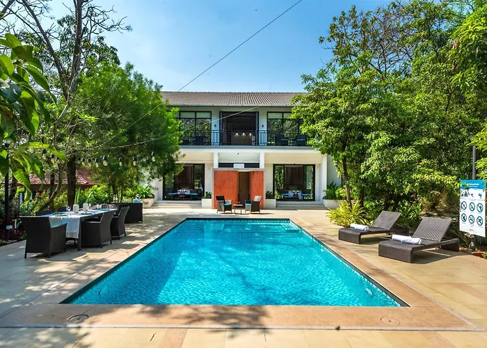 Saffronstays Arabella - 4Br Bohemian Pool Villa With Sunken Lounge, Foosball, Ps4 & Mango Orchard Views In Alibaug