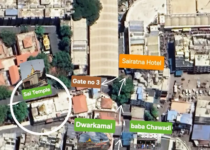 Sairatna Hotel Only 1 Minute Distance From Sai Temple