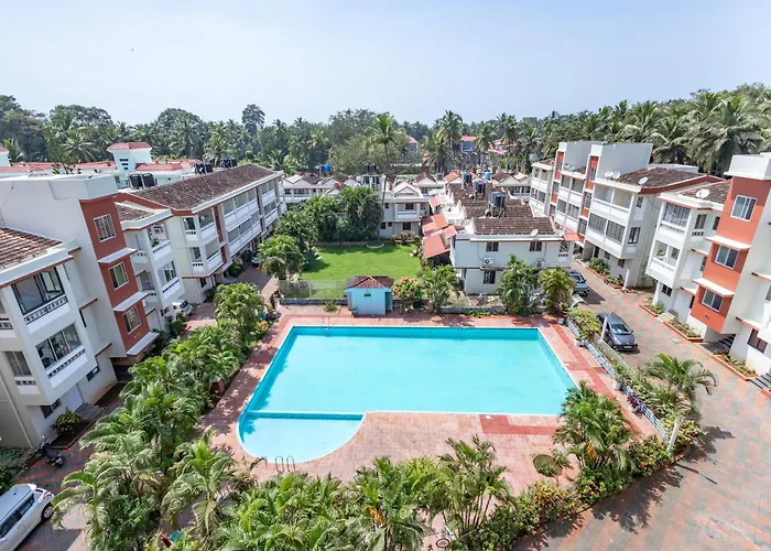 Ground Floor Studio With S Pool 3 Min Ride To Benaulim Beach