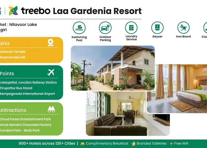 Treebo Laa Gardenia Resort Yelagiri With Swimming Pool