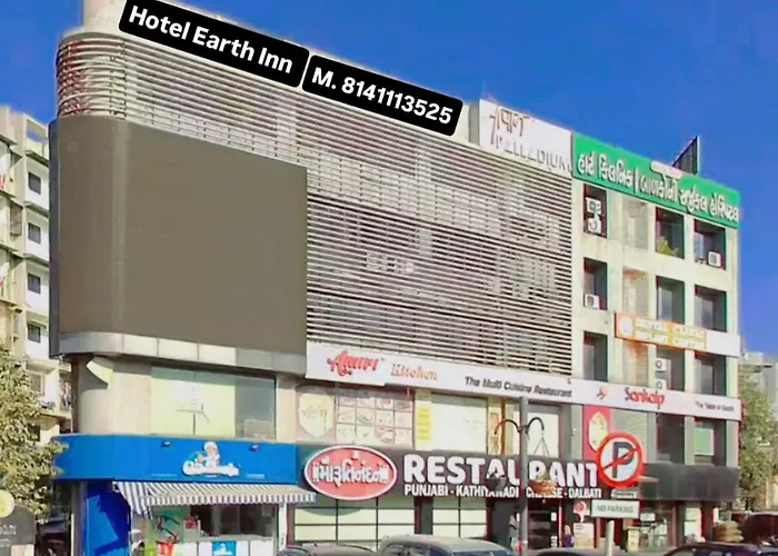 Hotel Earth Inn, Subhash Bridge, Rto Circle, Ahmedabad