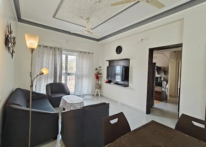 Gulmohar Serene 2Bhk Furnished Flat Without Ac And With Ac Additional Price