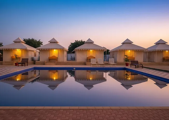 Sunrise Resort With Pool Luxurious Camp In Jaislamer