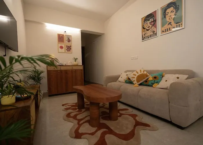 2Bhk Ira Stays Aesthetic Living With Balconyview