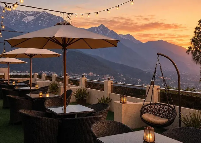 The Zinnia Castle- Dharamshala # Centrally Heated & Air Cooled # Premium Rooms # Lift # Bar # Terrace # Big Parking # Near Market # Top Rated # Property Of The Year